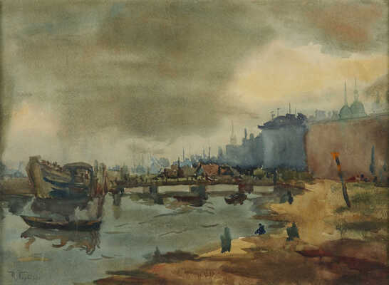 Горбатов Константин Иванович. На берегу Невы 